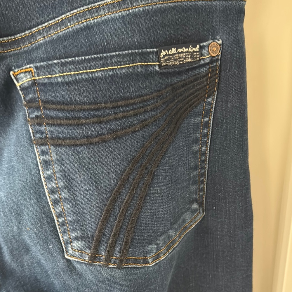 7 For All Mankind Women's Dojo Blue Jeans